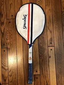 Vintage Spalding Pancho Gonzales PRO Champ Wood Tennis Racquet w/ Orig Seal Grip - Picture 1 of 4