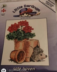 HERITAGE CRAFTS PETER UNDERHILL SAFE HEAVEN CROSS STITCH CHART - Picture 1 of 1