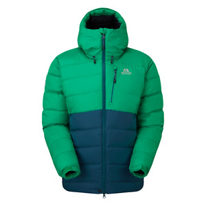MOUNTAIN EQUIPMENT Women Trango Down Jacket, Blue/Green, Size 14 | BNWT RRP £250