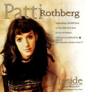 Vintage Print Radio Music Promo ad Patti Rothberg Inside between 1 and the 9 ad - Bild 1 von 2