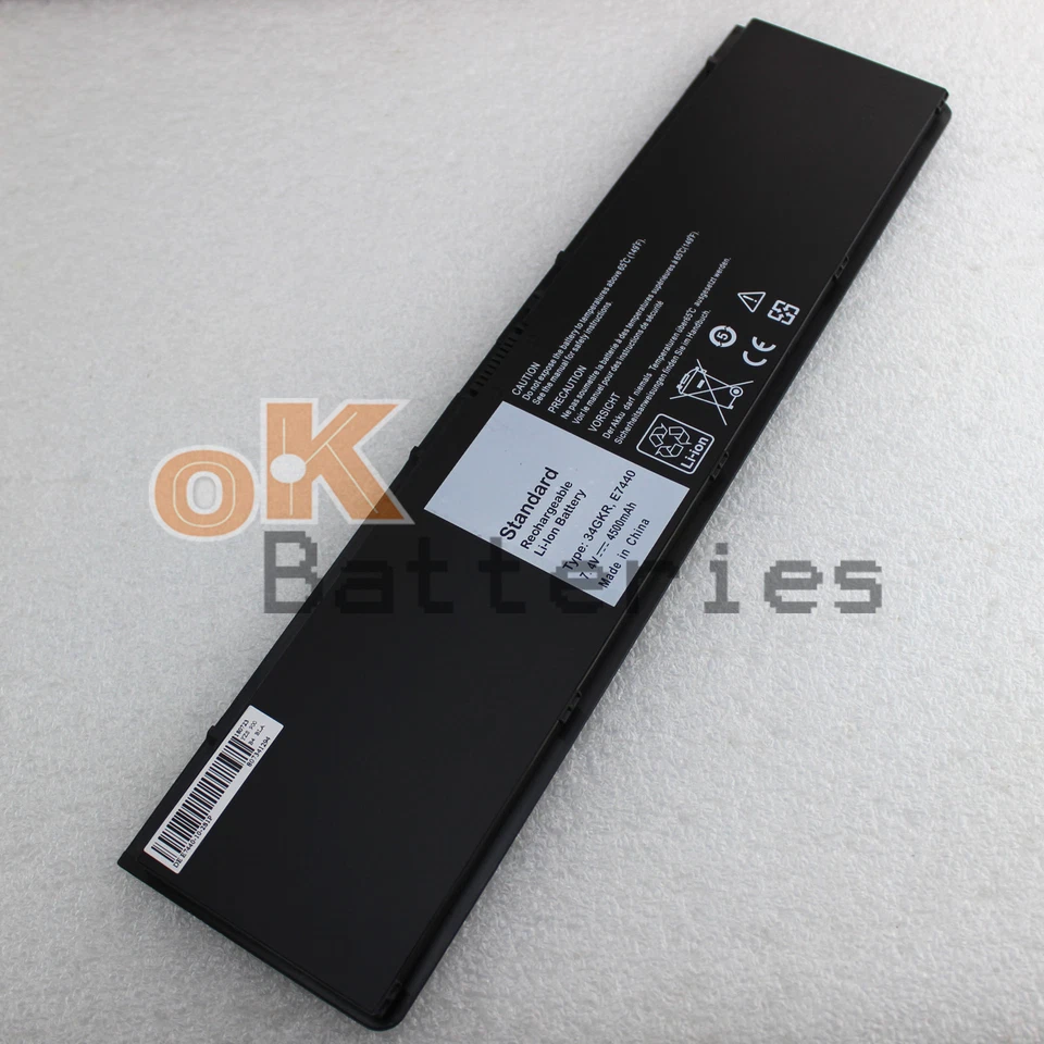 电池 适用于戴尔 Latitude 14 7000 E7440 Touch 34GKR 451-BBFT PFXCR F38HT T19VW — 第 1/4 张图片