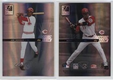 2004 Donruss Elite Passing the Torch Black /50 Barry Larkin Joe Morgan HOF