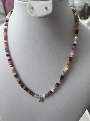 NWT Park Lane Tansy Necklace Beaded Quartz Pink Multicolor - Image 1 of 4