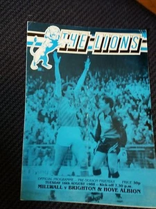 Millwall v Brighton & Hove Albion 1988-89, friendly - Picture 1 of 1