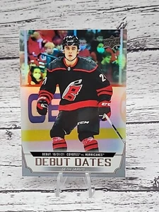 2022-23 Upper Deck Debut Dates Seth Jarvis Refractor Carolina Hurricanes #DD-21 - Picture 1 of 2