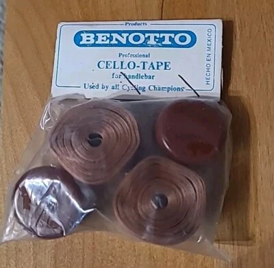 Nueva cinta de manillar Benotto vintage marrón Foto 1 de 2