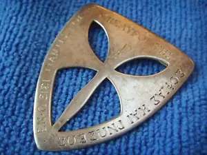 RARE SILVER HALLMARKED LICENSED TEACHER OF THEOLOGY BROOCH AWARD 1962 - Bild 1 von 1