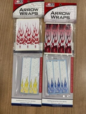 SOCX BOHNING Arrow Wrap Pfeilwrap Wraps Pfeile Bogenschießen Pfeilaufkleber Neu Compound 3D