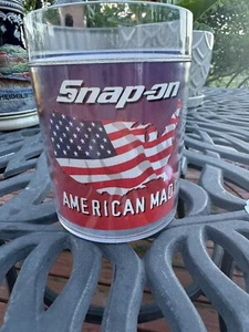 SNAP ON TOOLS TASSE AMERIKANISCH HERGESTELLT MIT FLAGGE GRAFIK KUNSTSTOFF THERMO SERV. - Bild 1 von 5