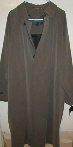 Nwts London Fog Men's Size 38 Reg Brown Removable Lining Trench Coat - Picture 1 of 7