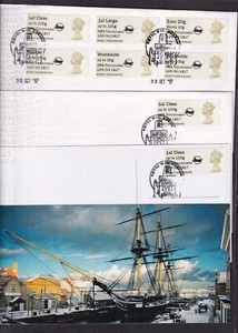 GB 2017 HMS Trincomalee 1817 Wahl FDC Post & Go Briefmarken Bild Postkarte - Bild 1 von 7