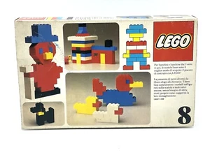 VINTAGE  1973 LEGO Basic Set #8 Rare New Old Stock Holy Grail Set# NIB ER - Picture 1 of 5