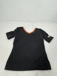 Top negro manga corta Harley-Davidson para mujer manga corta ribete naranja - Imagen 1 de 6