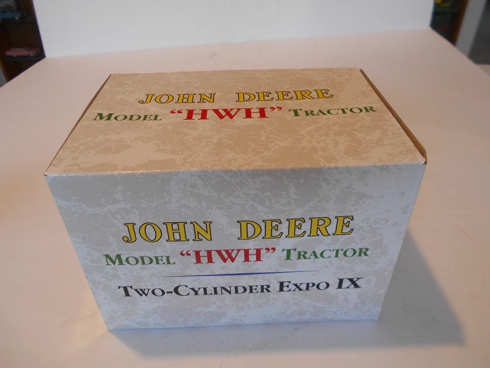 John Deere HWH Two Cylinder Toy Tractor Ertl 16006A Expo IX 1999 Waterloo JD