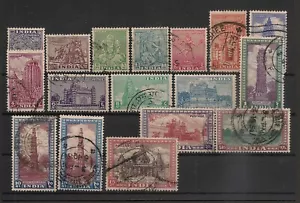 India 1949 Temples Set Fine Used - Picture 1 of 1