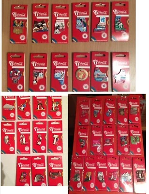 LONDON 2012 OLYMPICS COCA COLA PIN BADGES 80 Pin Starter Pack - Image 1 of 4