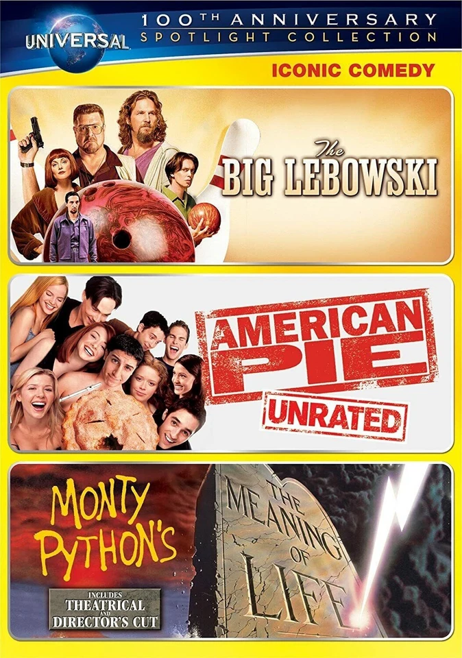The Big Lebowski / American Pie / Monty Python's The Meaning of Life  (DVD) - Image 1 of 1