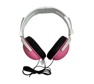 Kopfhörer pink mit schwarzem Stern, headphones, mit Kabel, free style, Neuwertig - Bild 1 von 3