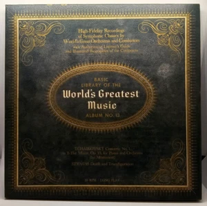 Strauss Library Of The World's Greatest Music Album No. 13 Vinyl R Box Set U1138 - Imagen 1 de 4