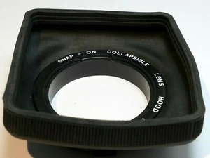 Snap on 55mm rubber Lens Hood Shade - Picture 1 of 6