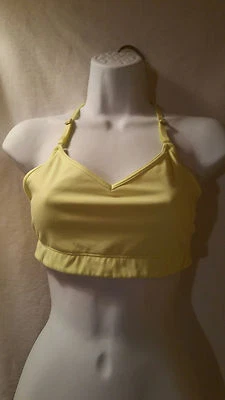 Sujetador deportivo Victoria's Secret VSX mediano en amarillo Foto 1 de 4