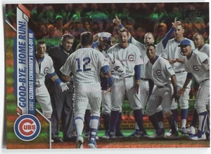 GOOD-BYE HOME RUN 2020 Topps Series 1 GOLD FOIL - CHICAGO CUBS - #325 - Picture 1 of 1