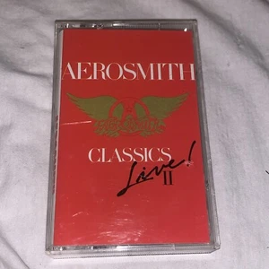 AEROSMITH - Classics Live II Cassette Tape PCT 40855 COLUMBIA - Picture 1 of 3