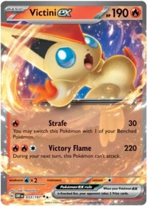 x1 Victini ex - 033/197 - Double Rare Pokemon SV03 Obsidian Flames M/NM - Picture 1 of 1
