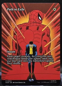 Path to Exile #4 Marvel's Spider-Man Borderless Regular Mythic - Picture 1 of 2