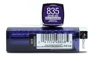 (1) Maybelline New York Color Sensational Lipstick #835 Sapphire Siren FREE SHIP - Image 1 of 2