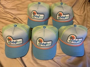 Patagonia Kids Interstate Hat Palms Lago Blue Hat Lot Of 5 $175  - Picture 1 of 5