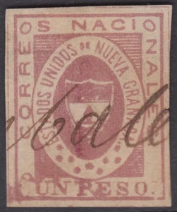 COLOMBIA, 1861 - Sc #18 - USED - Picture 1 of 2