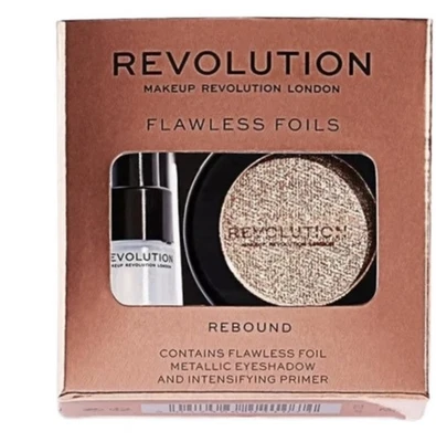 REVOLUTION FLAWLESS FOILS EYESHADOW Shade Rebound New Sealed - Image 1 of 4