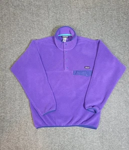 Vintage 2013 Patagonia Synchilla Snap-T lila türkis Fleecepullover Herren S - Bild 1 von 8