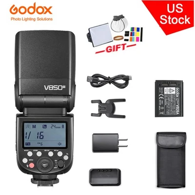 Godox V850III 2.4G GN60 HSS 1/8000s Flash with 2600mAh Li-ion Battery for Camera - Image 1 of 4