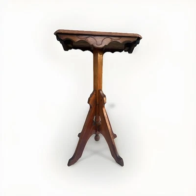 Antique Wooden Plant Stand Table Early Beautiful Stand - Image 1 of 4