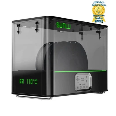 NUEVO SUNLU FilaDryer E2 hasta 110°C Secador de filamento de ingeniería de secado profesional Foto 1 de 4