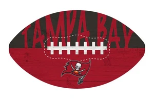 Tampa Bay Buccaneers 12" Football Shaped Sign - Picture 1 of 1