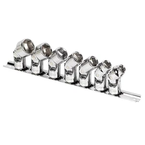 Powerbuilt Universal Joint Socket Set, SAE 7 Piece 3/8-Inch Drive - Bild 1 von 3