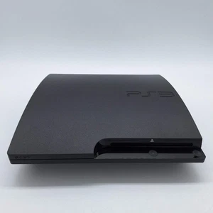 Sony PlayStation 3 Slim PS3 320GB Black Console Gaming System Only CECH-3001B - Picture 1 of 7