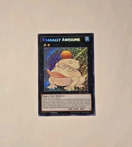 YUGIOH TOADALLY IMPRESIONANTE MP17 LUZ SECRETA REPRODUCIDA 1ª EDICIÓN CASI NUEVO - Imagen 1 de 4