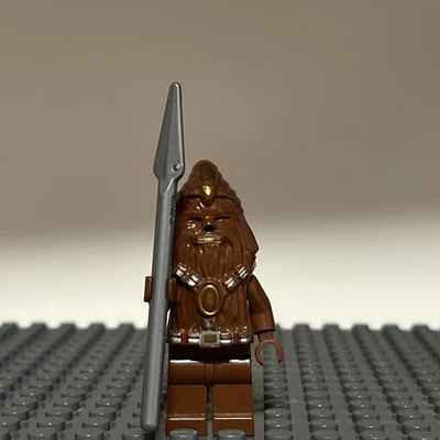 LEGO Star Wars Wookie Warrior Minifigura con Armas (sw0132) 7258, 7260 - 1 Año Foto 1 de 3
