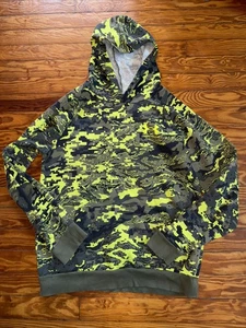 Under Armour Boys Loose Camo Hoodie Size Youth XL Neon - Bild 1 von 9
