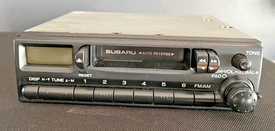 1996 Subaru Sambar KS4 Kei Truck AM/FM Stereo Cassette Deck Vintage Radio  - Image 1 of 4