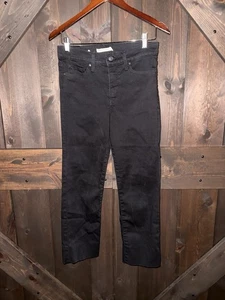 Jeans Levi Strauss donna 29 x 32 nero 314 modellante dritto skinny - Foto 1 di 6