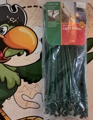 X 25 Estacas de Jardín Todo en En Luz 7.5”, Nuevas Luces de Navidad C7 C9 Estacas Foto 1 de 4