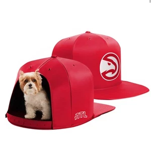 NBA Atlanta Hawks rot/weiß Plüsch Haustier Nickerchen Kappe Hundebett klein 27"x19" NEU ✅️ - Bild 1 von 2