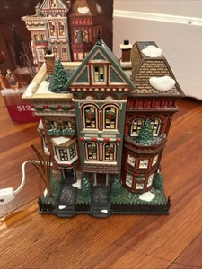 Dept 56 Christmas In The City "East Village Row House" In Box 56.59266 READ DESC - Picture 1 of 8