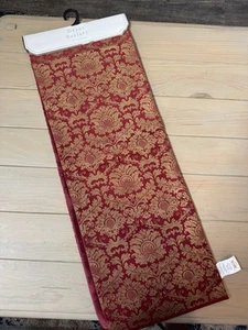 Rot & Gold Tischläufer 72 "L x 13" W. Urlaub, Herbst, Weihnachtsdeko Gesellschaft NEU - Bild 1 von 5