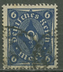 Imperio alemán 1922/23 Posthorn impresión en rodillo 228 W sellado probado - Imagen 1 de 1